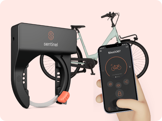 Keep your bike secure with Sentinel white label bike security solution
