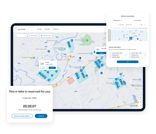 Make a bike reservation or book online